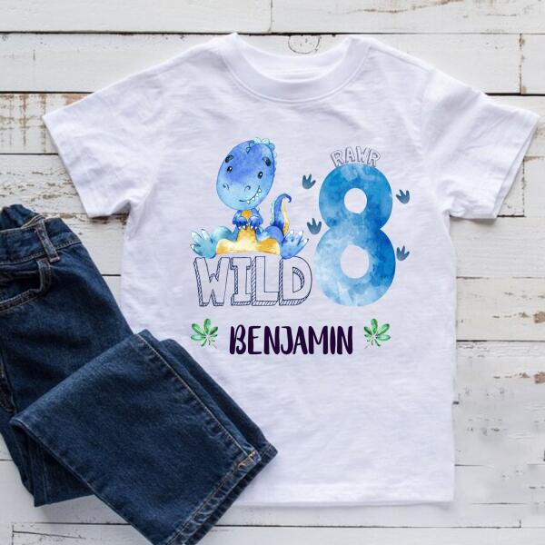 8th Birthday Shirt, Custom Birthday Shirt, Dinosaur Birthday Shirt, Eight Birthday Shirt, 8th Birthday T Shirt, Baby Shirt