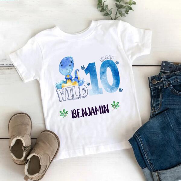 10th Birthday Shirt, Custom Birthday Shirt, Dinosaur Birthday Shirt, Ten Birthday Shirt, 10th Birthday T Shirt, Baby Shirt