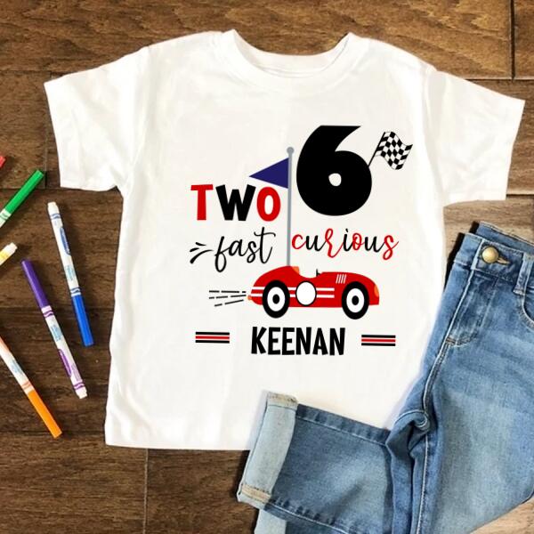 6th Birthday Shirt, Custom Birthday Shirt, Race Car Birthday Shirt, Six Birthday Shirt, 6th Birthday T Shirt, Baby Shirt