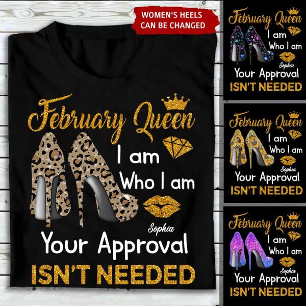 February Birthday Shirt, Custom Birthday Shirt, Queens Born In February, February Birthday Shirts For Woman, February Birthday Gifts