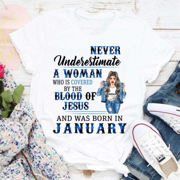 Custom January Birthday Shirt For Woman, Queens Are Born In January Gifts, Melanin Afro Woman Shirt, Black Girl Tee, Afro Queen Gift