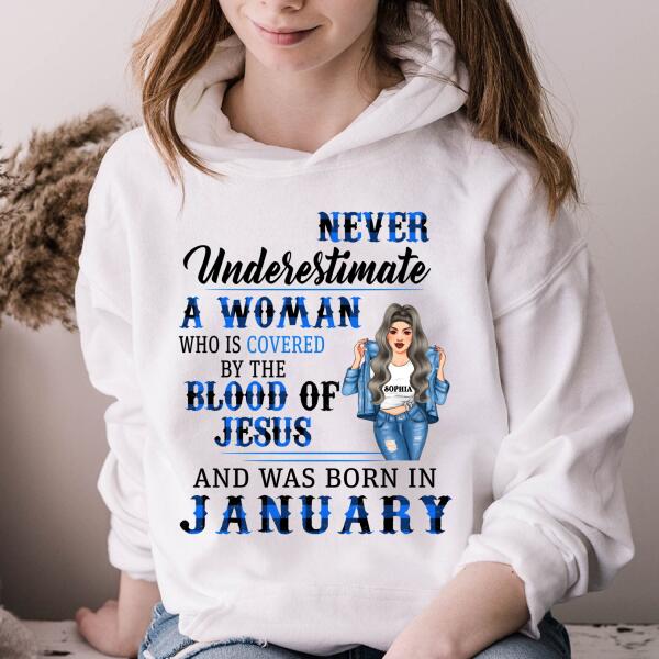 Custom January Birthday Shirt For Woman, Queens Are Born In January Gifts, Melanin Afro Woman Shirt, Black Girl Tee, Afro Queen Gift