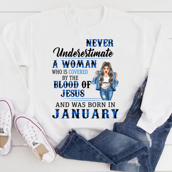 Custom January Birthday Shirt For Woman, Queens Are Born In January Gifts, Melanin Afro Woman Shirt, Black Girl Tee, Afro Queen Gift