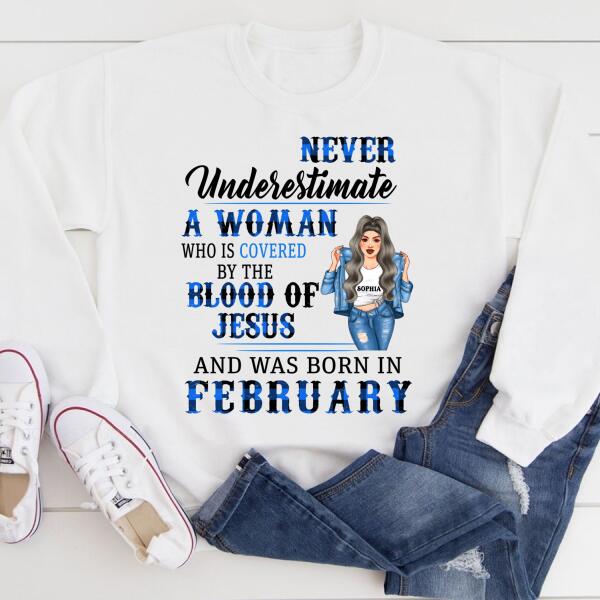 February Birthday Shirt, Custom Birthday Shirt, Queens Born In February, February Birthday Shirts For Woman, February Birthday Gifts