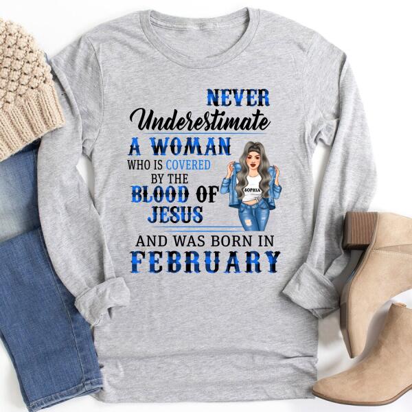 February Birthday Shirt, Custom Birthday Shirt, Queens Born In February, February Birthday Shirts For Woman, February Birthday Gifts