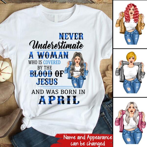 April Birthday Shirt, Custom Birthday Shirt, Queens Born In April, April Birthday Shirts For Woman, April Birthday Gifts