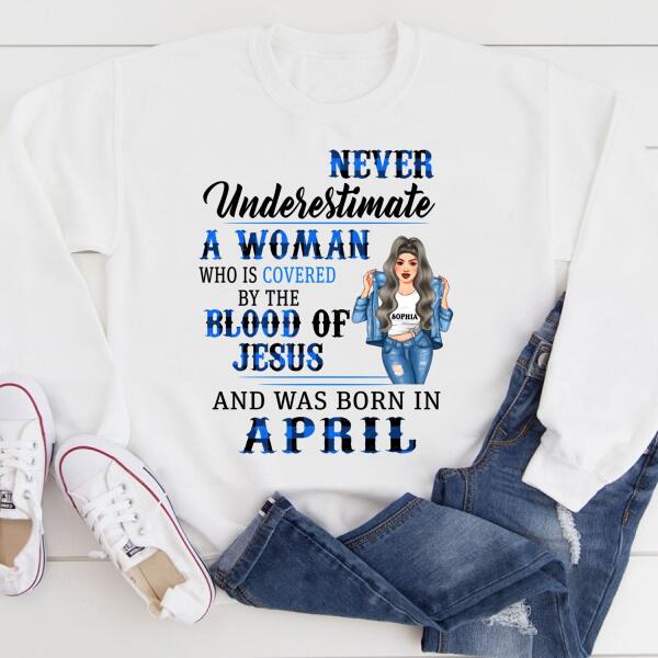 April Birthday Shirt, Custom Birthday Shirt, Queens Born In April, April Birthday Shirts For Woman, April Birthday Gifts