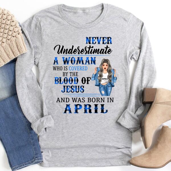 April Birthday Shirt, Custom Birthday Shirt, Queens Born In April, April Birthday Shirts For Woman, April Birthday Gifts