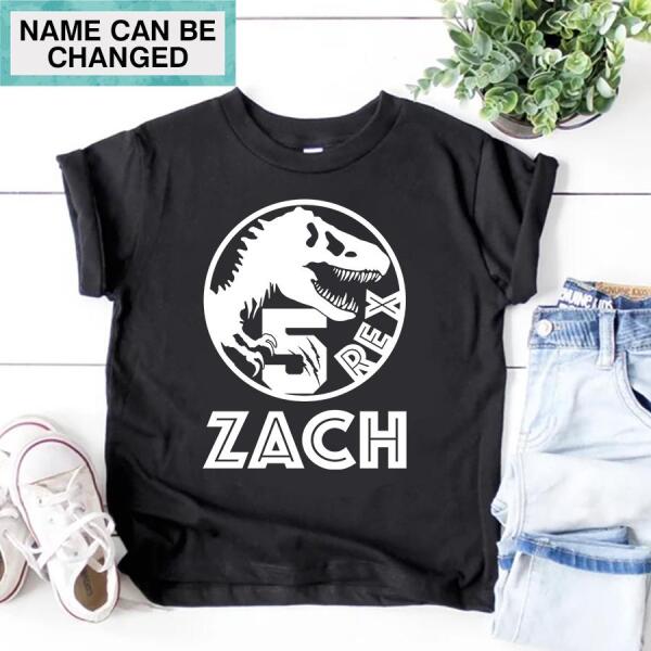 5th Birthday Shirt, Custom Birthday Shirt, Dinosaur Birthday Shirt, Five Birthday Shirt, 5th Birthday T Shirt, Baby Shirt