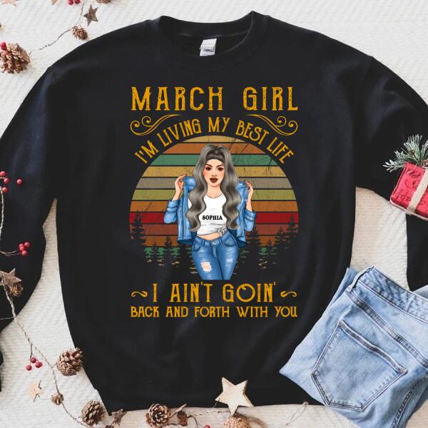 March Birthday Shirt, Custom Birthday Shirt, Queens Born In March, March Birthday Shirts For Woman, March Birthday Gifts