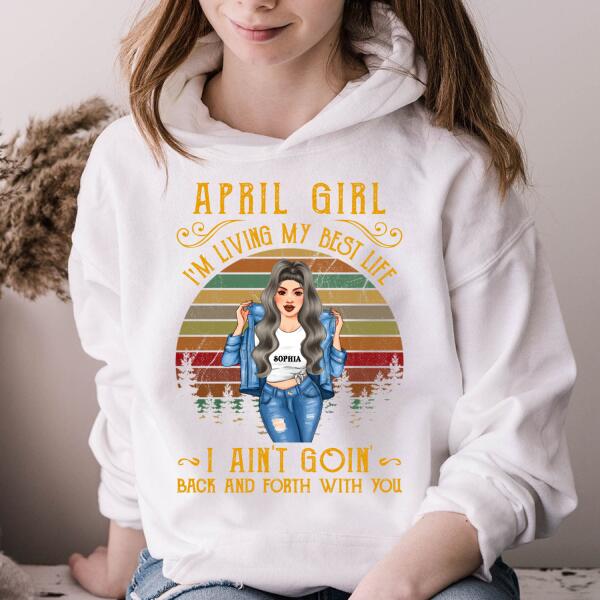 April Birthday Shirt, Custom Birthday Shirt, Queens Born In April, April Birthday Shirts For Woman, April Birthday Gifts