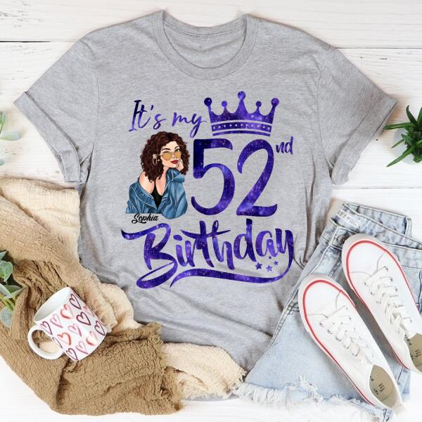 Chapter 52, Fabulous Since 1970 52th Birthday Unique T Shirt For Woman, Custom Birthday Shirt, Her Gifts For 52 Years Old , Turning 52 Birthday Cotton Shirt-HCT