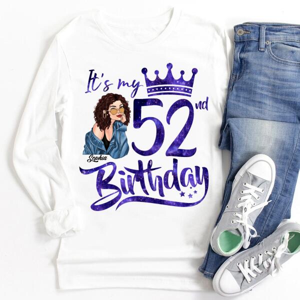 Chapter 52, Fabulous Since 1970 52th Birthday Unique T Shirt For Woman, Custom Birthday Shirt, Her Gifts For 52 Years Old , Turning 52 Birthday Cotton Shirt-HCT