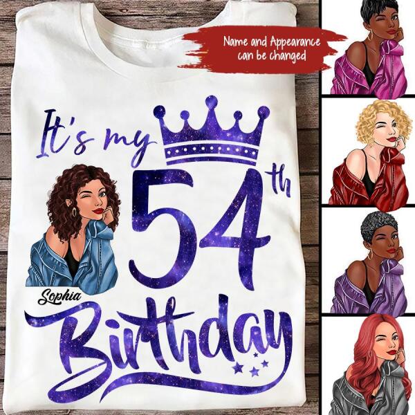 Chapter 54, Fabulous Since 1968 54th Birthday Unique T Shirt For Woman, Custom Birthday Shirt, Her Gifts For 54 Years Old , Turning 54 Birthday Cotton Shirt