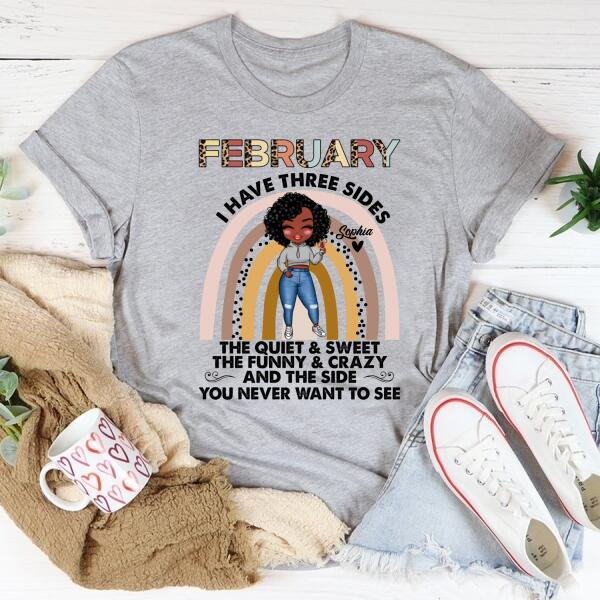 February Birthday Shirt, Custom Birthday Shirt, Queens Born In February, February Birthday Gifts, February shirts for Woman
