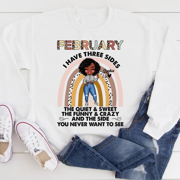 February Birthday Shirt, Custom Birthday Shirt, Queens Born In February, February Birthday Gifts, February shirts for Woman