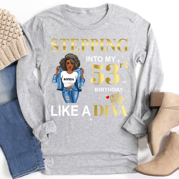 53rd Birthday Shirts For Her, Personalised 53rd Birthday Gifts, 53 And Fabulous Shirt, 53rd Birthday Shirt Ideas, Gift Ideas 53rd Birthday Woman-HCT