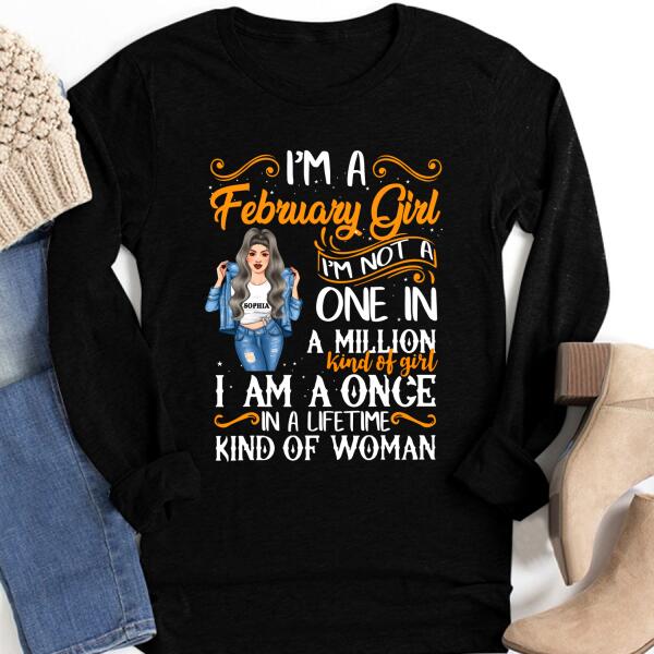 February Birthday Shirt, Custom Birthday Shirt, Queens Born In February, February Birthday Shirts For Woman, February Birthday Gifts