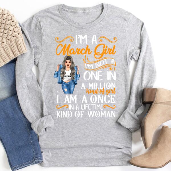 March Birthday Shirt, Custom Birthday Shirt, Queens Born In March, March Birthday Shirts For Woman, March Birthday Gifts