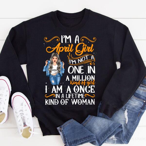 April Birthday Shirt, Custom Birthday Shirt, Queens Born In April, April Birthday Shirts For Woman, April Birthday Gifts