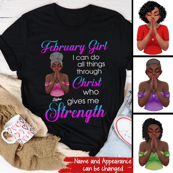 February Birthday Shirt, Custom Birthday Shirt, Queens Born In February, February Birthday Gifts, February shirts for Woman