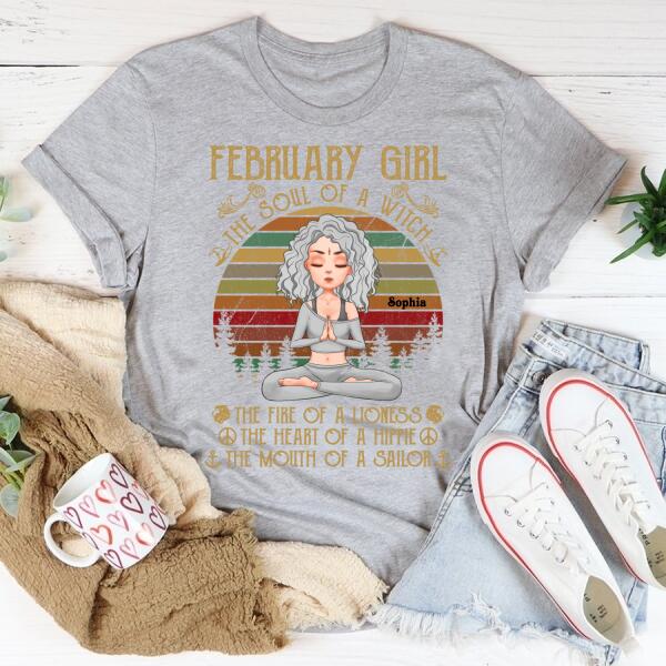 February Birthday Shirt, Custom Birthday Shirt, Queens Born In February, February Birthday Shirts For Woman, February Birthday Gifts