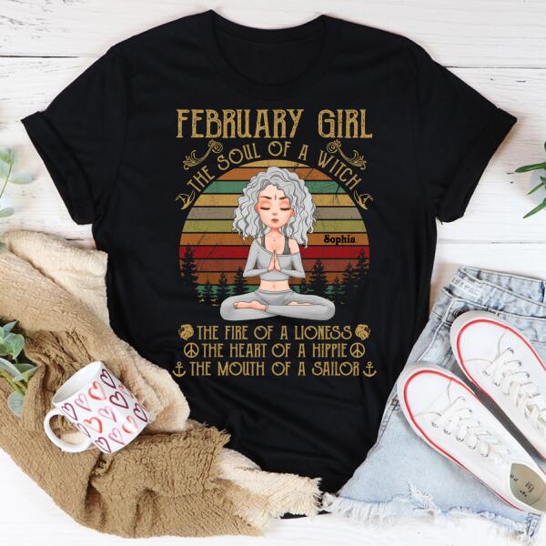 February Birthday Shirt, Custom Birthday Shirt, Queens Born In February, February Birthday Shirts For Woman, February Birthday Gifts