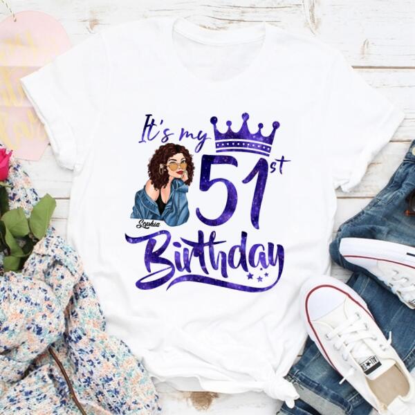 Chapter 51, Fabulous Since 1971 51th Birthday Unique T Shirt For Woman, Custom Birthday Shirt, Her Gifts For 51 Years Old , Turning 51 Birthday Cotton Shirt-HCT