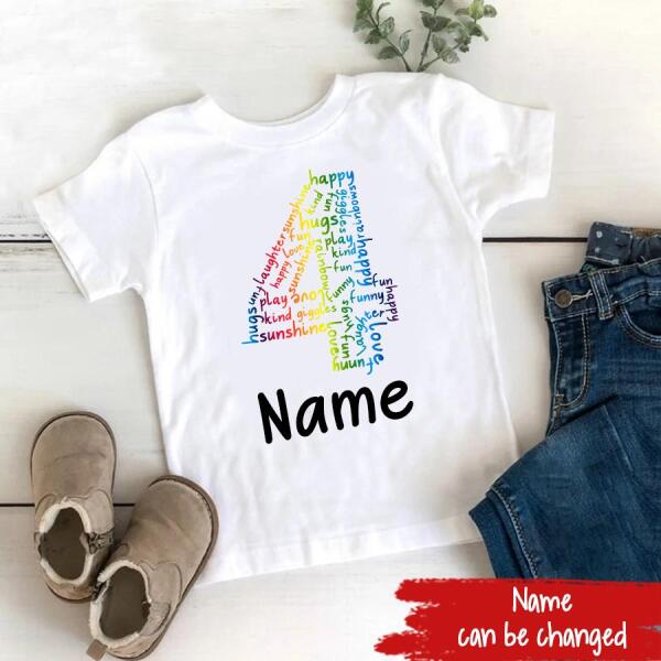 Personalised Kids Birthday T-shirt, 4th Birthday, Custom Tee, Birthday T-shirt, Name And Number Top