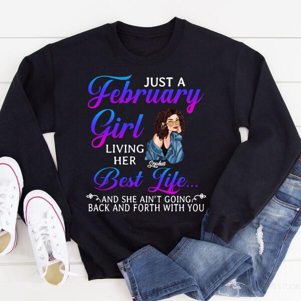 Custom February Birthday Shirt For Woman, Queens Are Born In February Gifts, Melanin Afro Woman Shirt, Black Girl Tee, Afro Queen Gift
