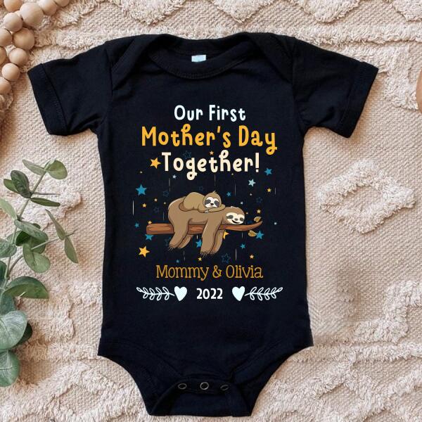 Personalized Mothers Day Shirts, Mom And Daughter Matching Shirt, Sloth Onesie, Mother Daughter Shirts, Mother‘s Day Shirt, T Shirt For Mom And Daughter, Mother Day Gift