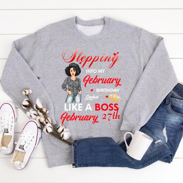 February Birthday Shirt, Custom Birthday Shirt, Queens Born In February, February Birthday Gifts, February shirts for Woman