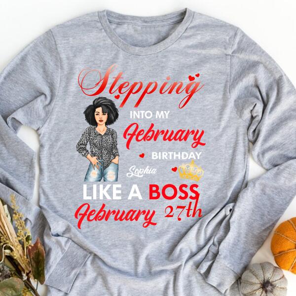 February Birthday Shirt, Custom Birthday Shirt, Queens Born In February, February Birthday Gifts, February shirts for Woman