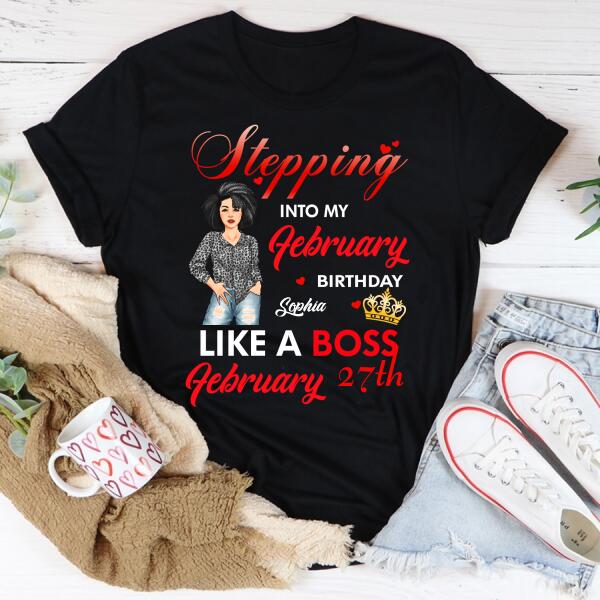 February Birthday Shirt, Custom Birthday Shirt, Queens Born In February, February Birthday Gifts, February shirts for Woman