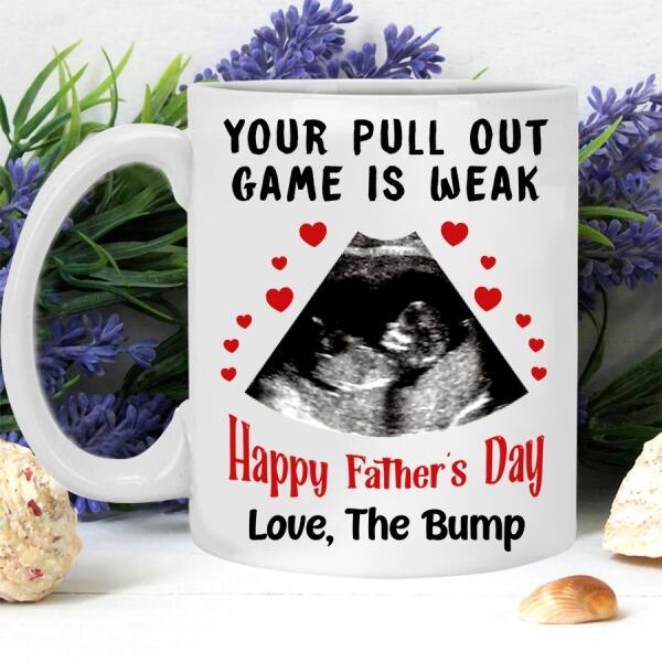 Custom Dad Mug, Father‘s Day Mug, Love Bump, Happy Fathers Day Mug, Funny Dad Coffee Mugs, Fathers Day Cup, First Fathers Day Gift, Father Day Gift, Coffee Cups