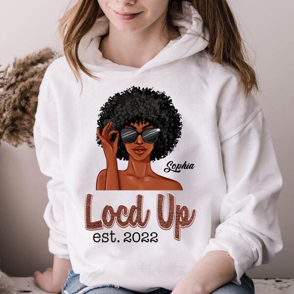 Loc‘d and DOPE for Black Woman with established date. Black Girl magic, black Queen, Locd