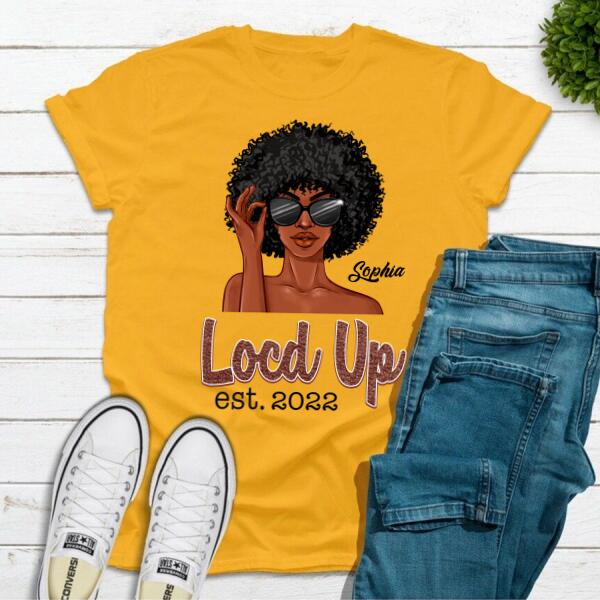 Loc‘d and DOPE for Black Woman with established date. Black Girl magic, black Queen, Locd