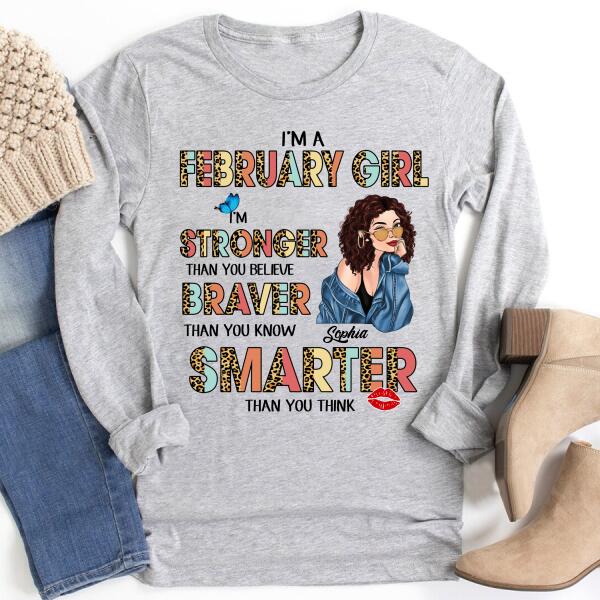 Custom February Birthday Shirt For Woman, Queens Are Born In February Gifts, Melanin Afro Woman Shirt, Black Girl Tee, Afro Queen Gift