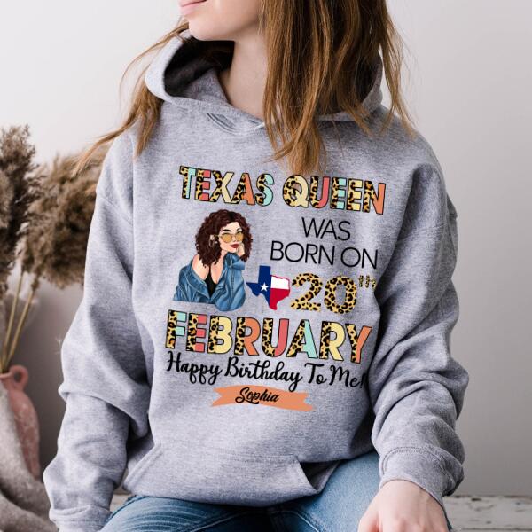 February Birthday Shirt, Custom Birthday Shirt, Queens Born In February, February Birthday Gifts, February shirts for Woman