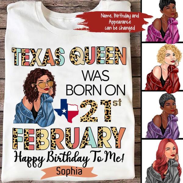 February Birthday Shirt, Custom Birthday Shirt, Queens Born In February, February Birthday Gifts, February shirts for Woman