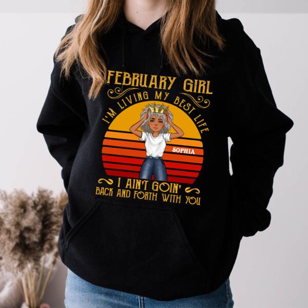 February Birthday Shirt, Custom Birthday Shirt, Queens Born In February, February Birthday Gifts, February shirts for Woman