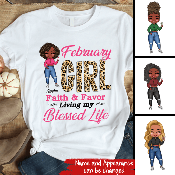 February Birthday Shirt, Custom Birthday Shirt, Queens Born In February, February Birthday Gifts, February shirts for Woman