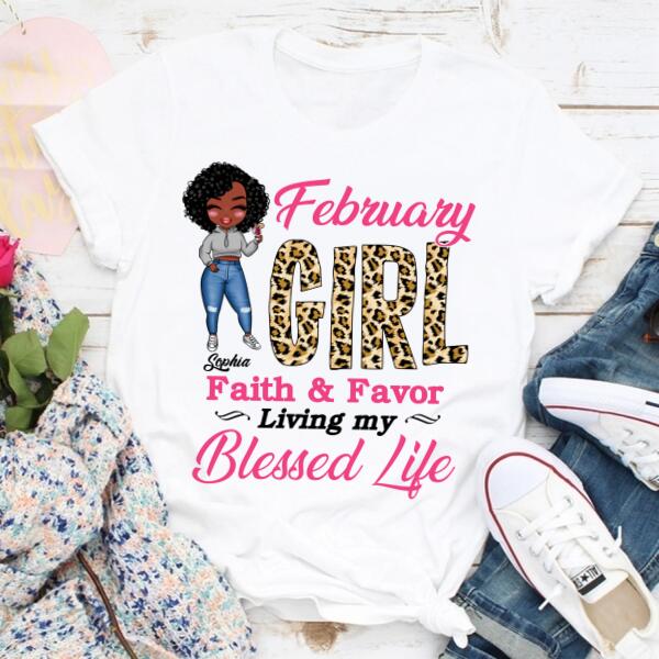 February Birthday Shirt, Custom Birthday Shirt, Queens Born In February, February Birthday Gifts, February shirts for Woman