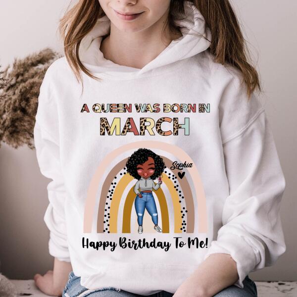 March Birthday Shirt, Custom Birthday Shirt, Queens Born In March, March Birthday Gifts, March shirts for Woman
