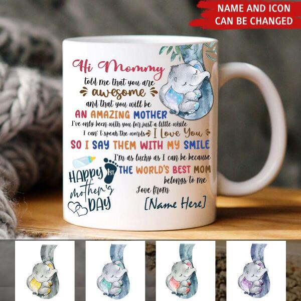 Custom Mother Day Mug, Mother‘s Day Gift For First Time Mom, Mothers Day Mug, Mugs For Moms, First Mothers Day Gift, Mothers Day Cup, Mother Day Gift