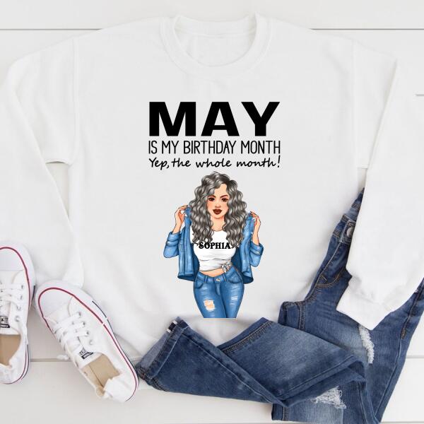 May Birthday Shirt, Custom Birthday Shirt, Queens Born In  May, May Birthday Gifts,  May Birthday Gifts