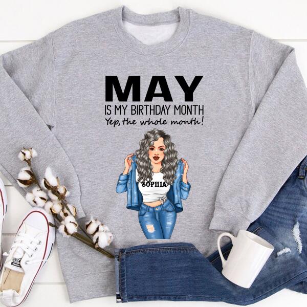 May Birthday Shirt, Custom Birthday Shirt, Queens Born In  May, May Birthday Gifts,  May Birthday Gifts