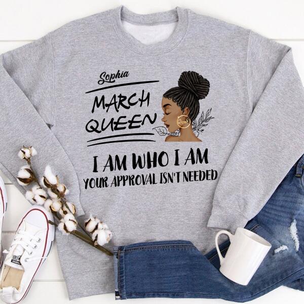 March Birthday Shirt, Custom Birthday Shirt, Queens Born In March, March Birthday Gifts, March shirts for Woman