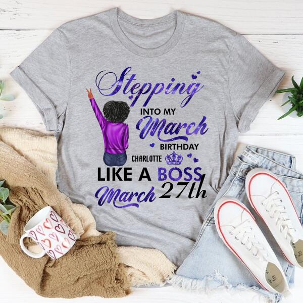 March Birthday Shirt, Custom Birthday Shirt, Queens Born In March, March Birthday Gifts, March shirts for Woman