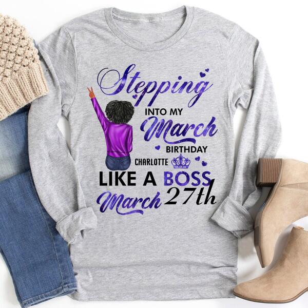 March Birthday Shirt, Custom Birthday Shirt, Queens Born In March, March Birthday Gifts, March shirts for Woman